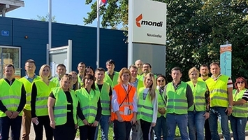 Клиенты и партнеры Европапир посетили комбинат Mondi в Австрии