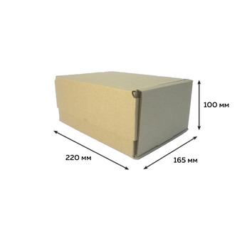 Гофрокороб почтовый тип Д 220x165x100 мм